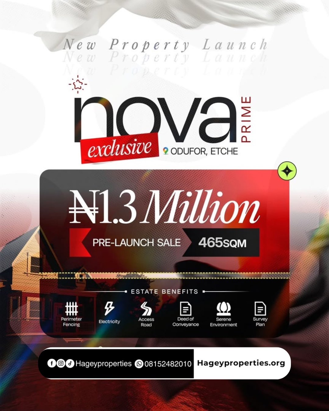 Nova Prime Exclusive property in Odufor, Etche